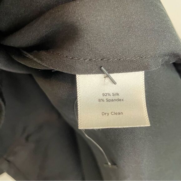 Talbots Women's Black Tunic Blouse with Sequins Neckline - Size 10p - Picture 6 of 11